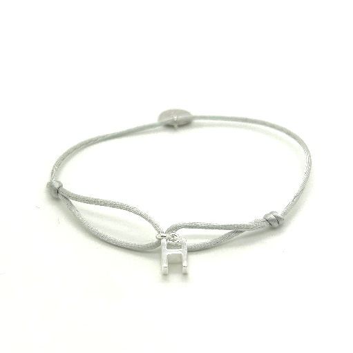 Munich Jewels Armband Initial Silber - H