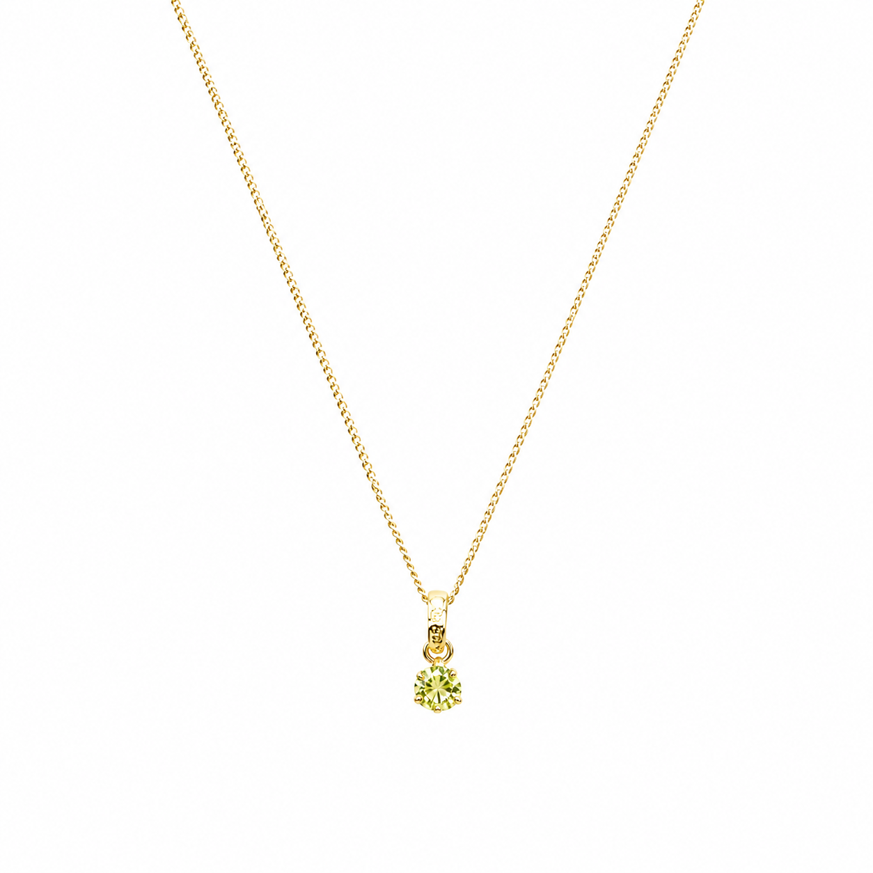Kette Geburtsstein August Peridot