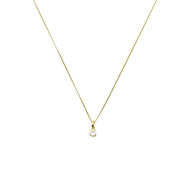 Halskette Juni Geburtsstein echter Mondstein