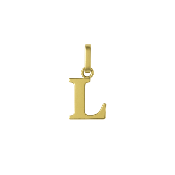 Anhänger Buchstabe 8k Gold L