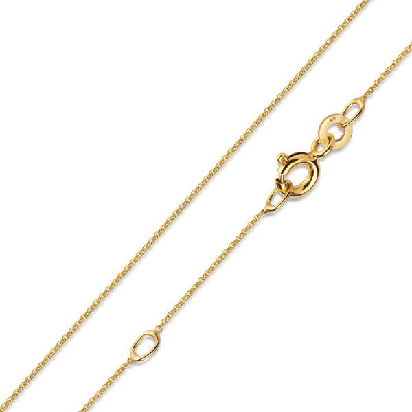 Ankerkette 0.8 mm 8k Gold
