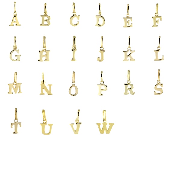 Buchstabenanhänger 333 Gold