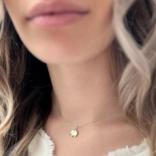 Kette Elefant 585er Gold Hals