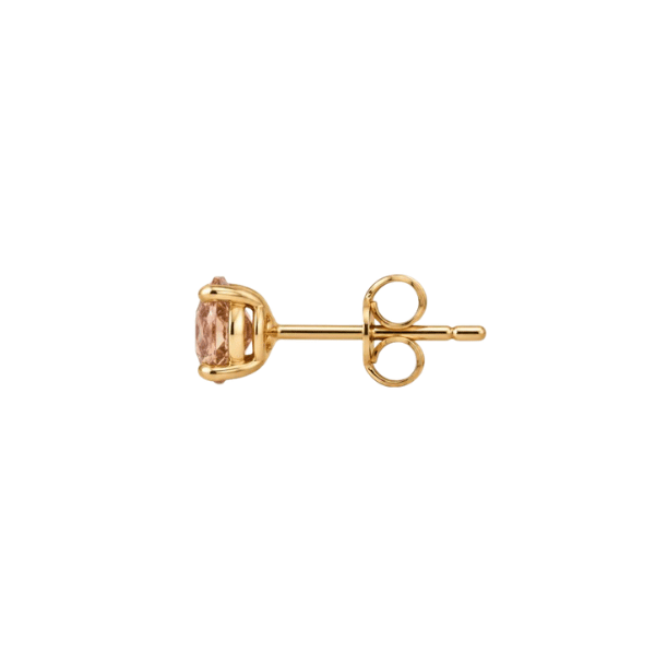 Ohrstecker Champagne Zirkonia 14k Gold