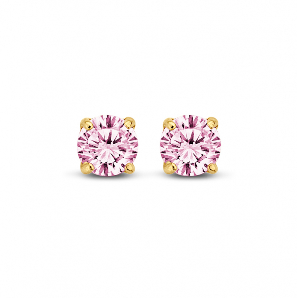 Ohrstecker Rosa Zirkonia