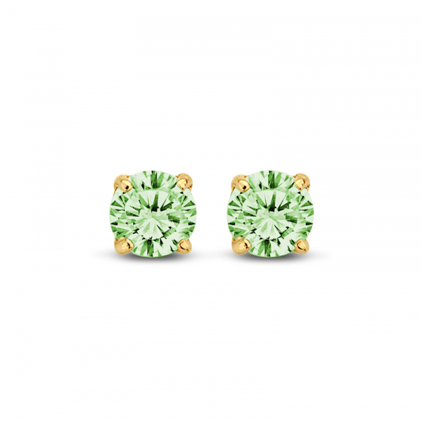 Ohrstecker Zirkonia Peridot 4mm