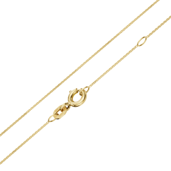 Ankerkette 14k 0.8 mm 45 cm verstellbar