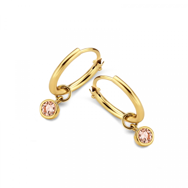 Creolen Champagne 14k