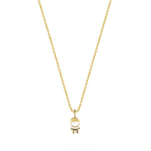 Kette Junge Zirkonia 14k Gold