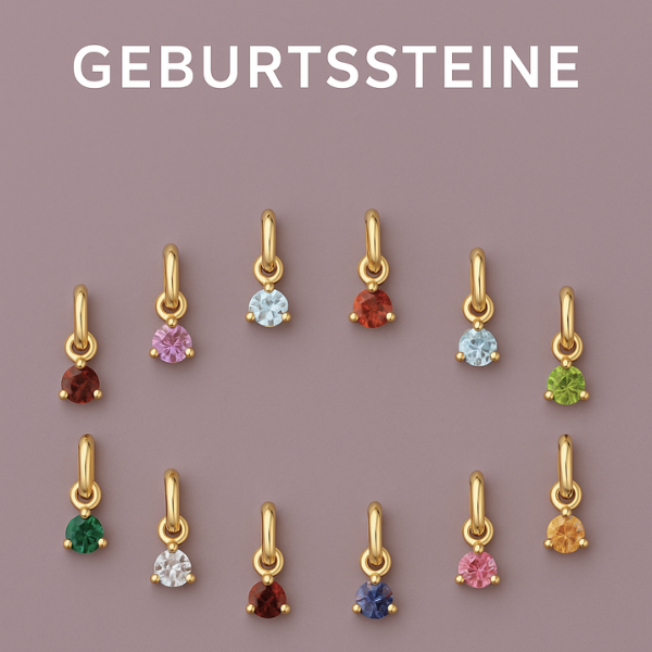 Geburtssteine für alle Monate echte Edelsteine