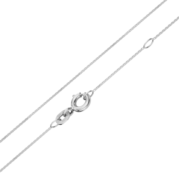 Kette Weißgold 14k ohne Anhänger verstellbar