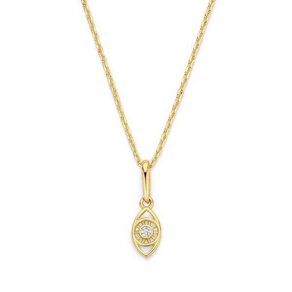 Kette Auge 14k Gold