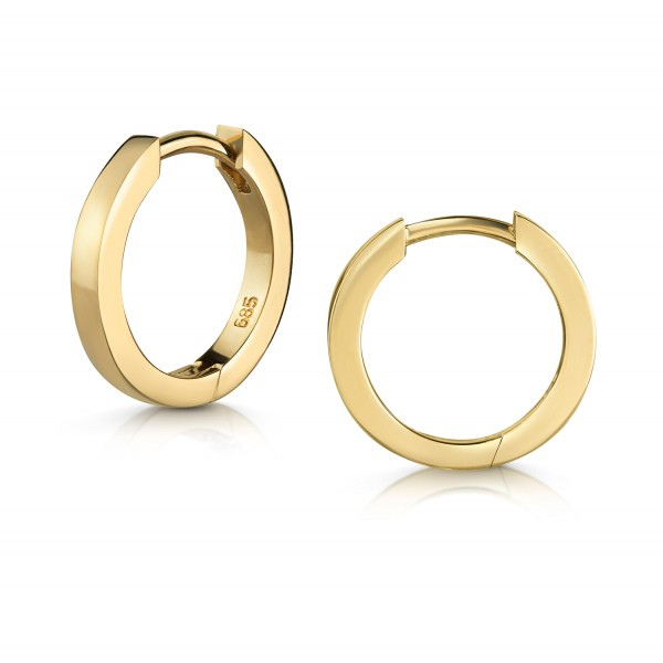 Klappcreolen 1,4 mm 14k