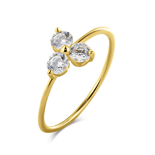 Ring 3 Zirkonia 14k
