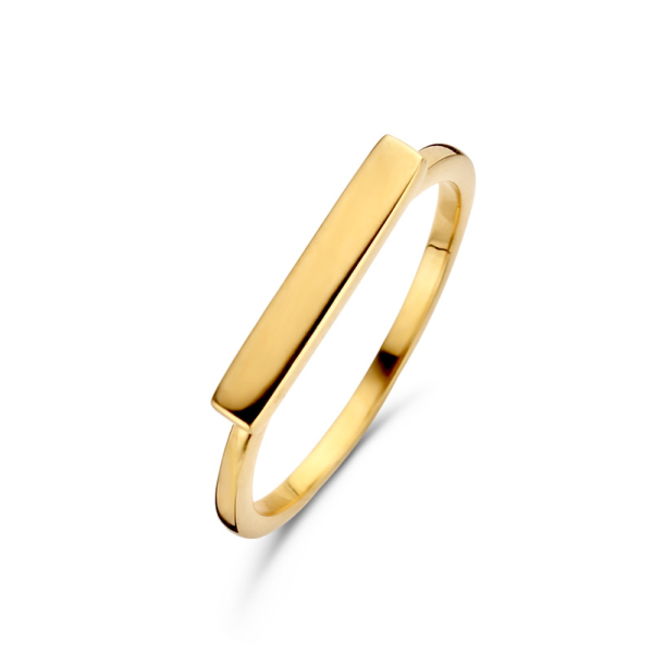 Ring Bar vergoldet