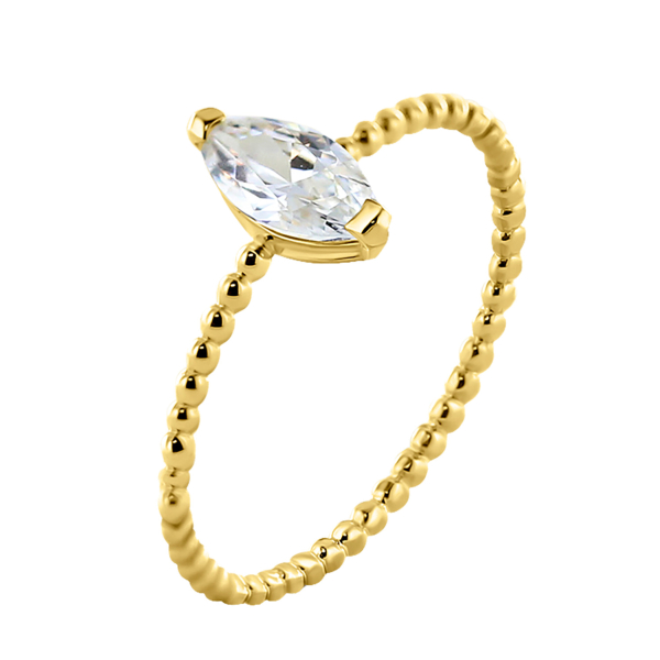 Ring Zirkonia 14k Gold