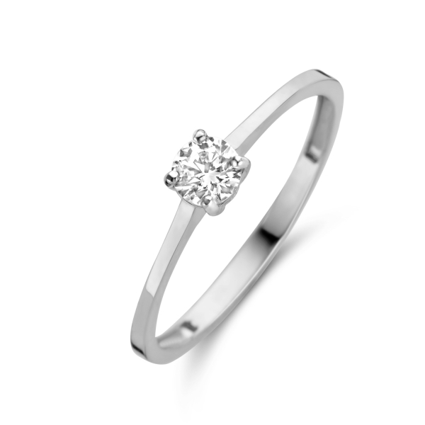 Ring Zirkonia 14k Weißgold
