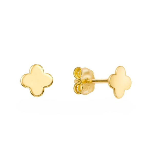 Ohrstecker Klee Gold