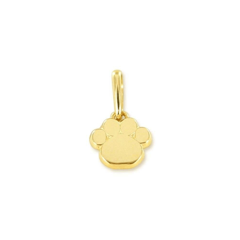 Anhaenger Hundepfote 14k Gold