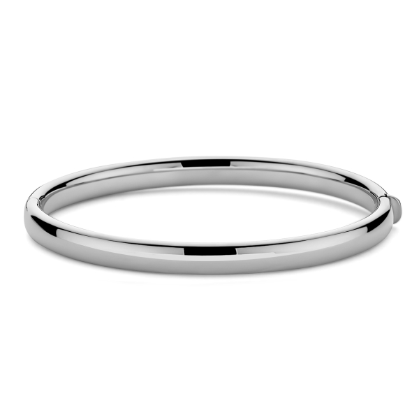 Armreif 5 mm Silber rhodiniert