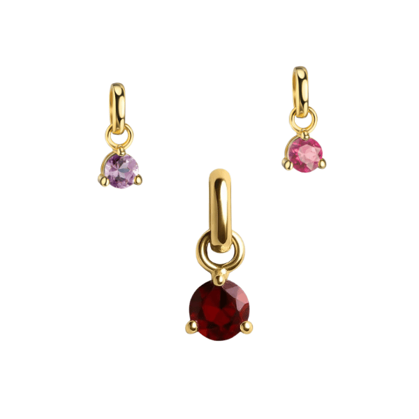 Geburtssteine 8k Gold - echte Edelsteine