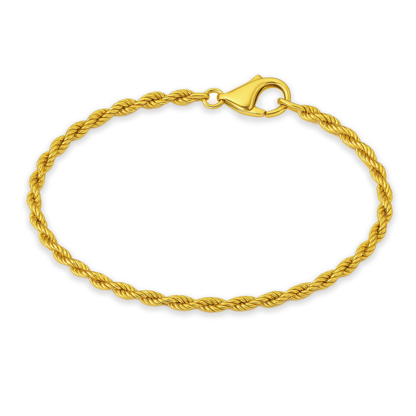 Kordelarmband 1.7 mm 14k
