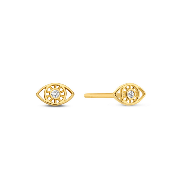 Ohrstecker Auge 14k