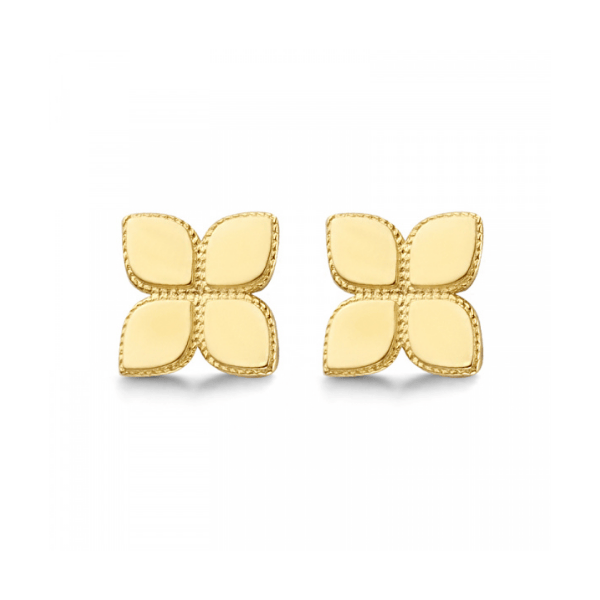 Ohrstecker Blume 14k
