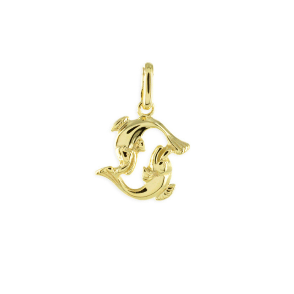 Anhänger Sternzeichen Fisch 333 Gold