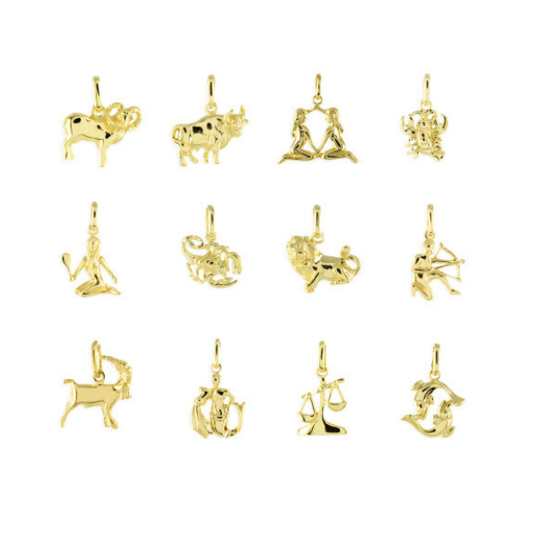 Anhänger Sternzeichen Figuren 585er Gold