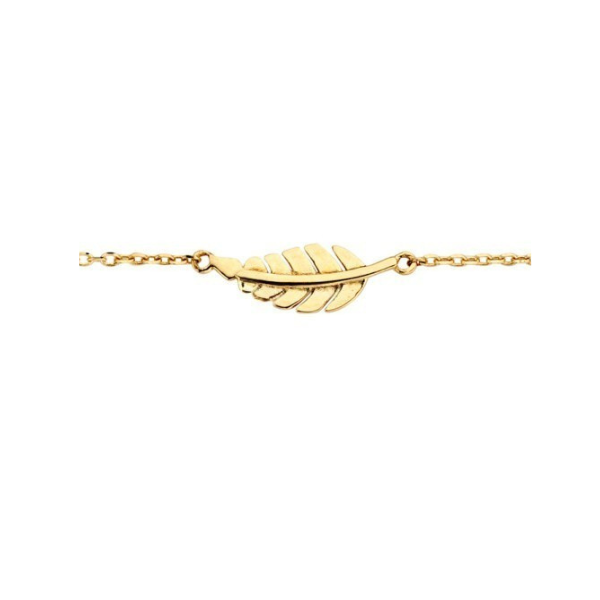 Armkette Feder 14k