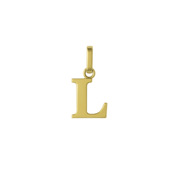 Buchstabe L Gold