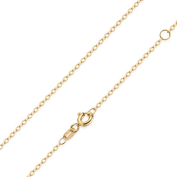 Ankerarmband flach 1.4 mm 14k Gold