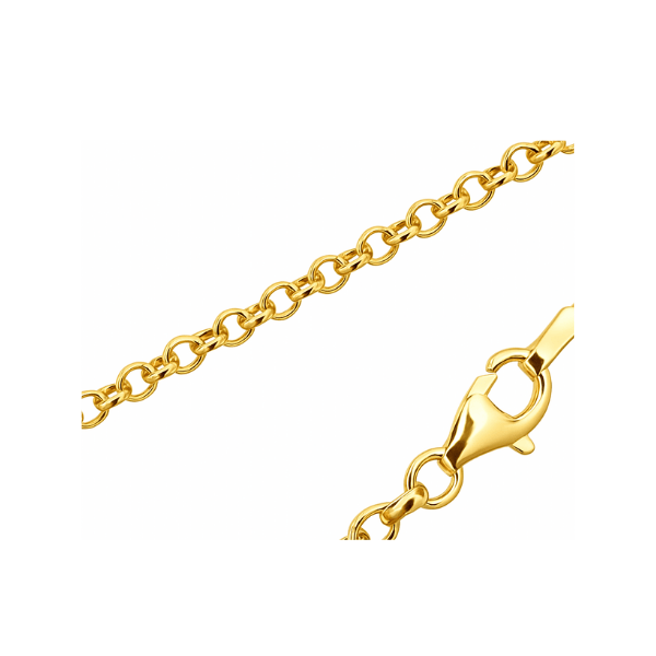 Erbskette 1.8 mm Silber vergoldet