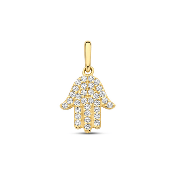 Anhänger Hand Zirkonia 14k