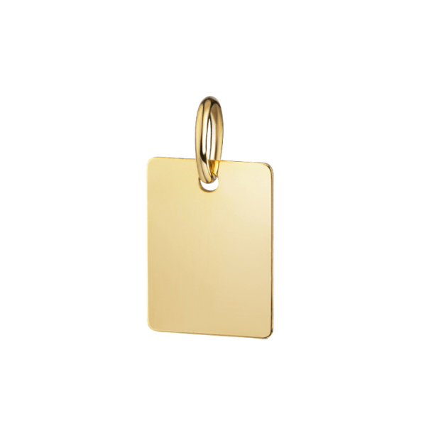 Anhänger Rechteck Gold
