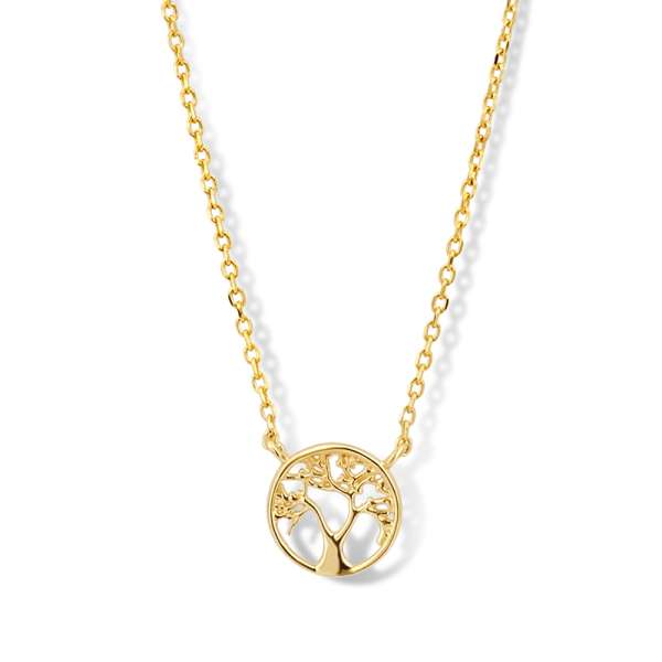Kette Lebensbaum 14k