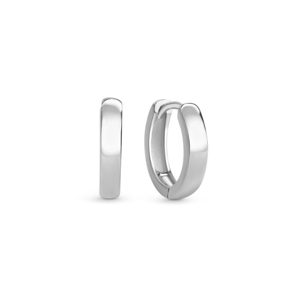 Klappcreolen 1,3 mm Weißgold