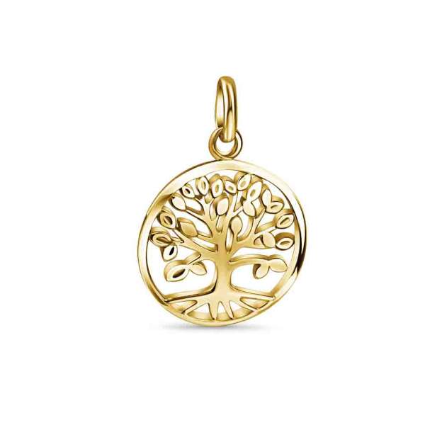 Anhänger Lebensbaum 8k Gold