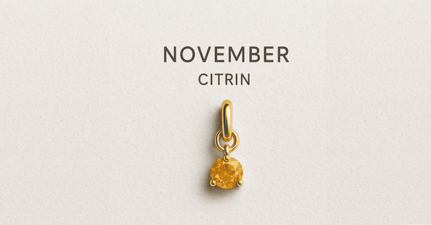 Monatsstein November Citrin