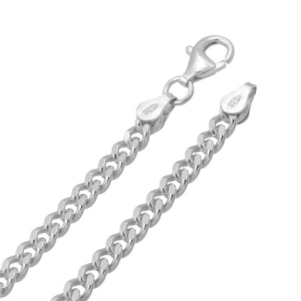 Herren Panzerkette 4.3 mm 925 Silber