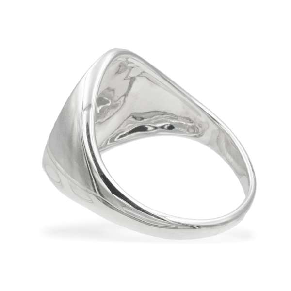 Herren Siegelring glatt seitlich