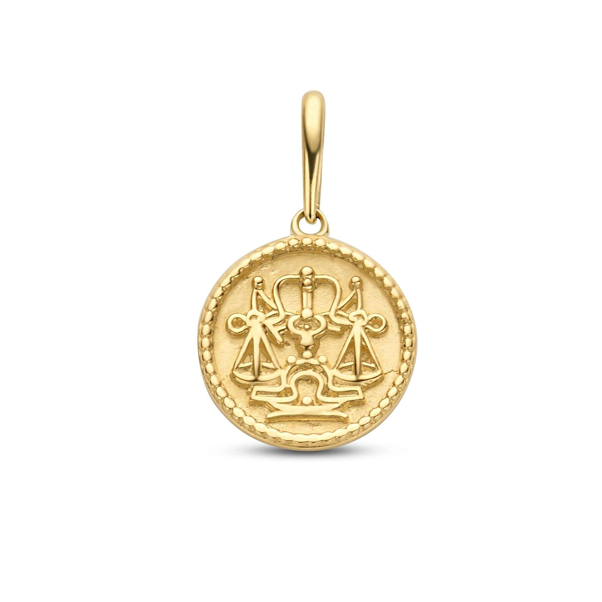 Anhänger Sternzeichen Waage 14k Gold