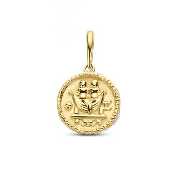 Anhänger Sternzeichen Zwillinge 14k Gold