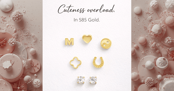 Satin Armband 585 Gold