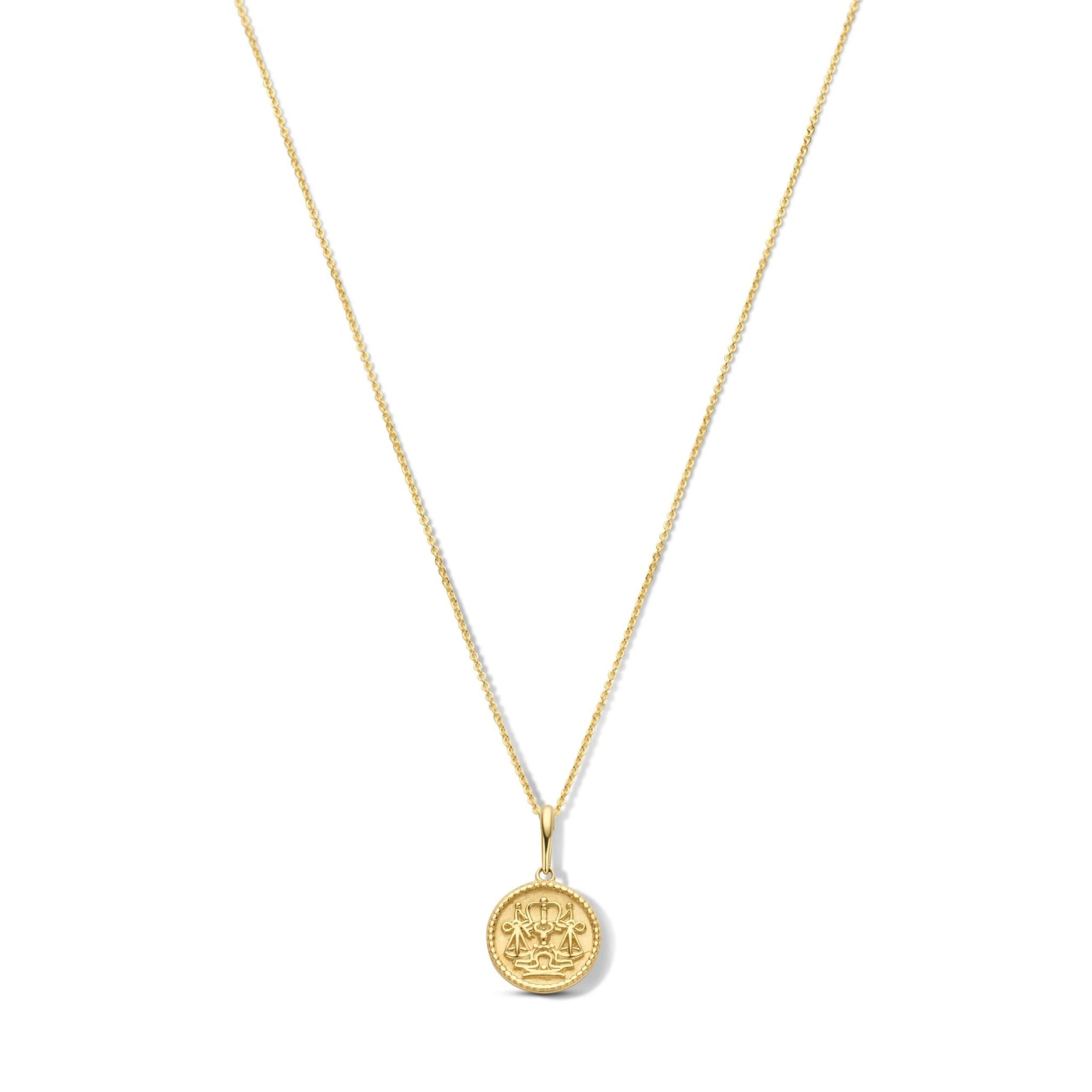Kette Sternzeichen Waage 14k Gold