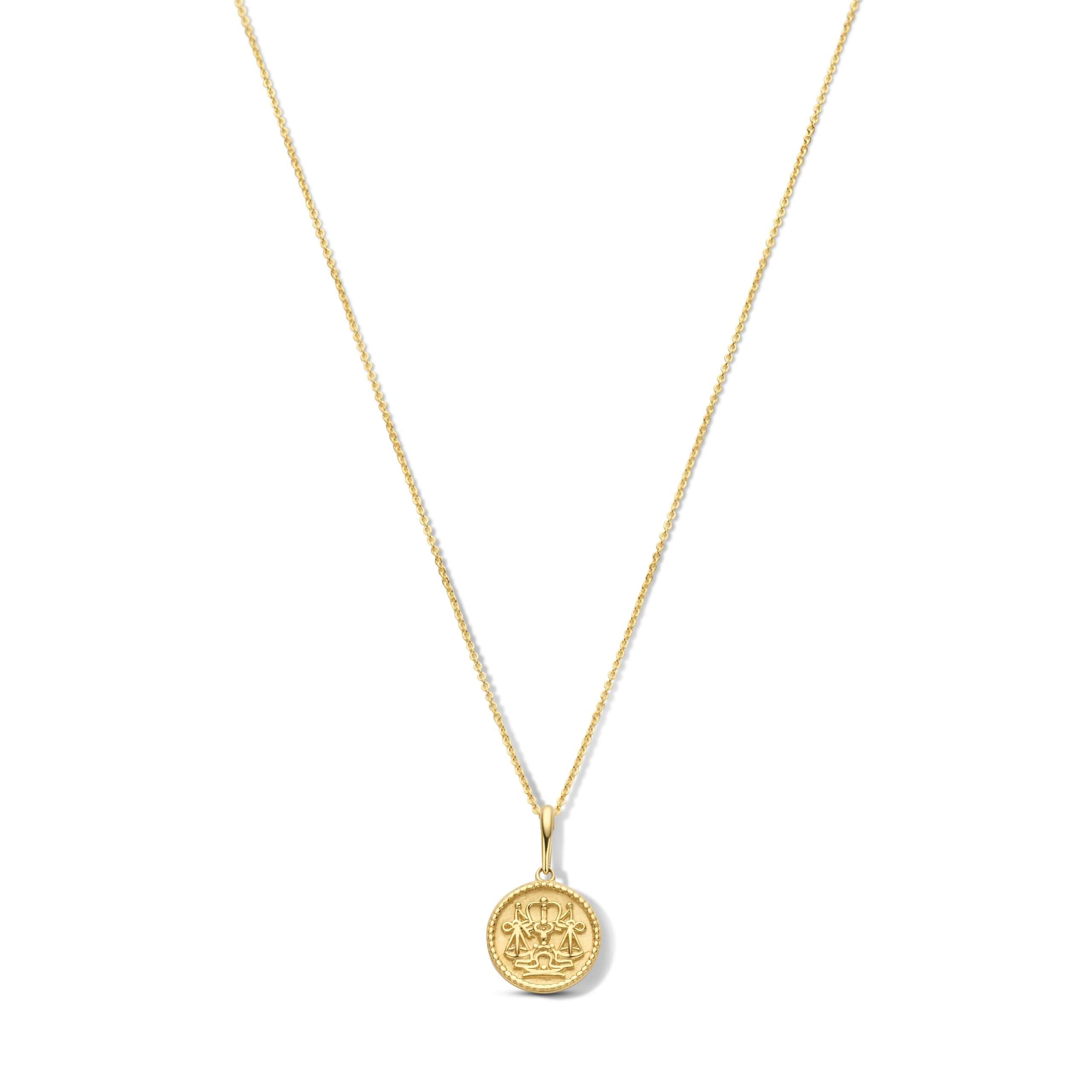 Kette Sternzeichen Waage 14k Gold