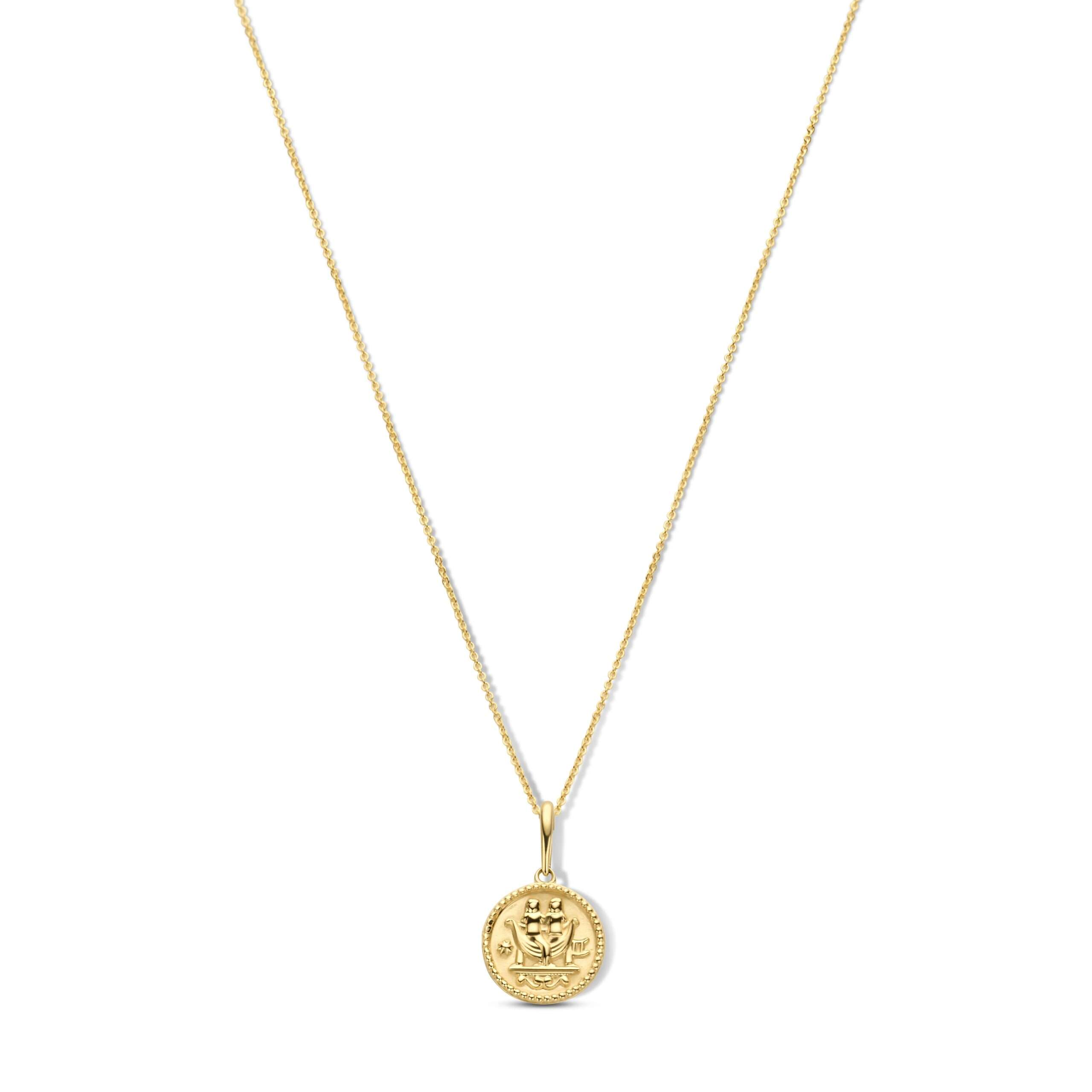 Kette Sternzeichen Zwillinge 14k Gold