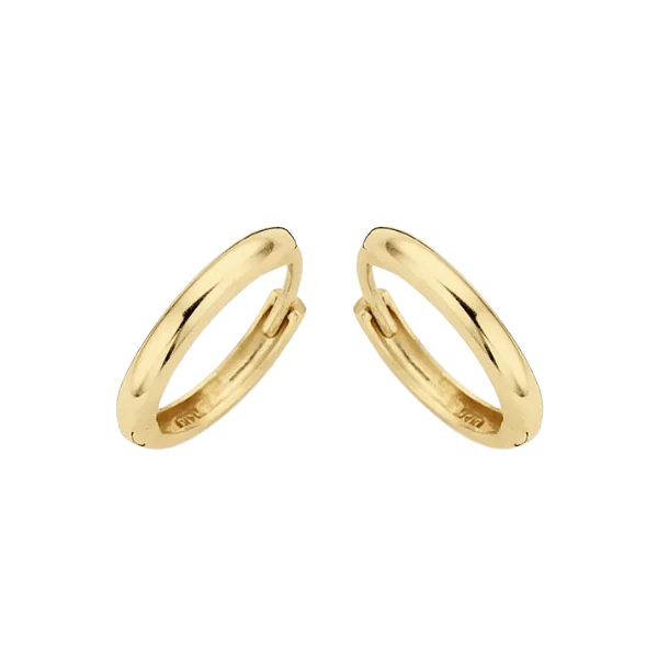 Klappcreolen 13 mm 14k für Ohrhänger