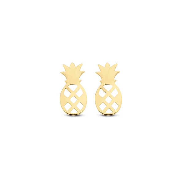 Ohrstecker Ananas 14k